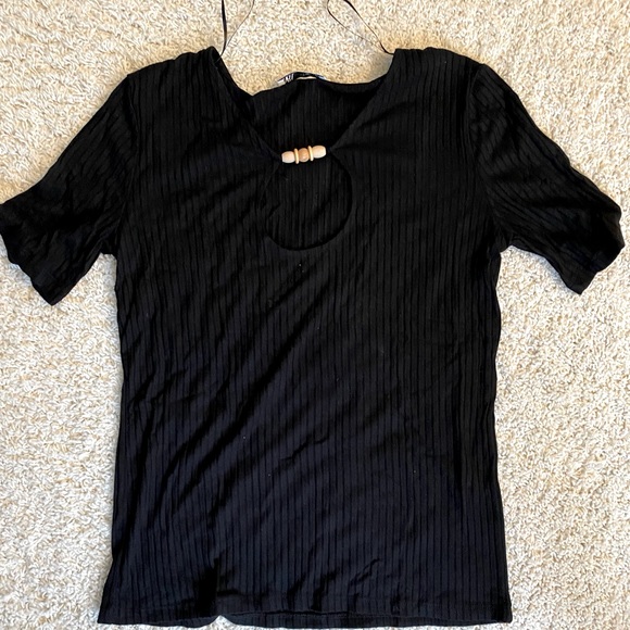 🔴 Zara bohemian style shirt, size L - Picture 1 of 3